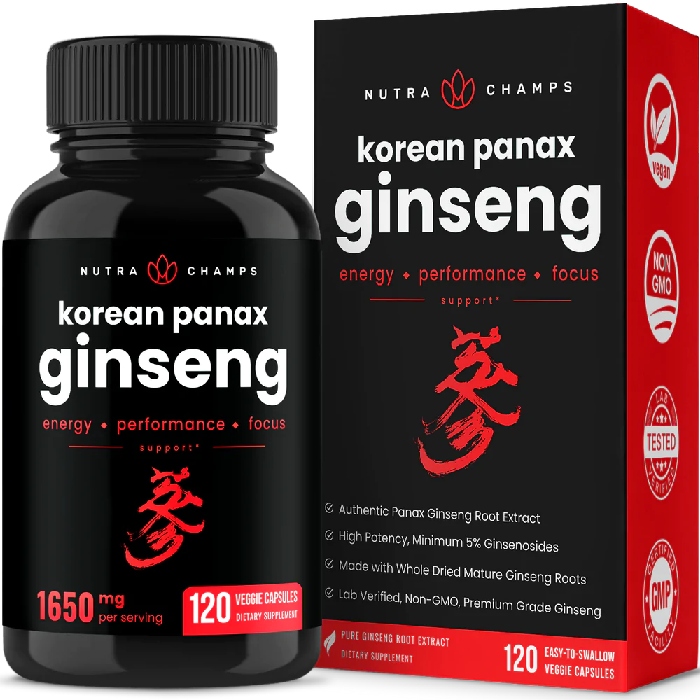 NutraChamps Korean Red Panax Ginseng Review 