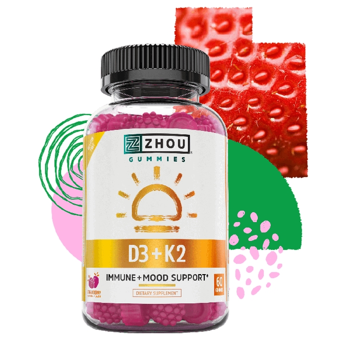 Zhou Nutrition Vitamin D3 K2 Gummies Reviews